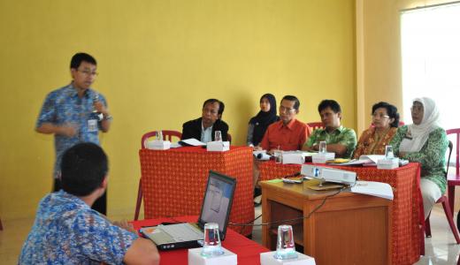 Presentasi inovasi di tingkat Dinas Kesehatan Provinsi Jawa Timur.JPG